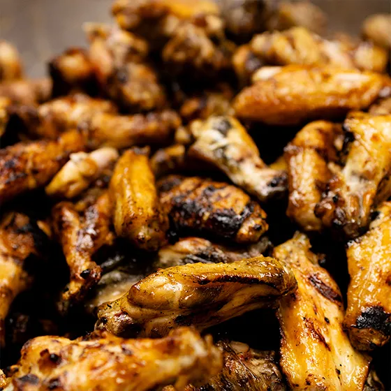 Grilled marinated chicken wings from Schmidt's Country Market